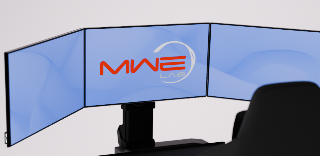 Three monitor setup on the Emperor S2 workstation