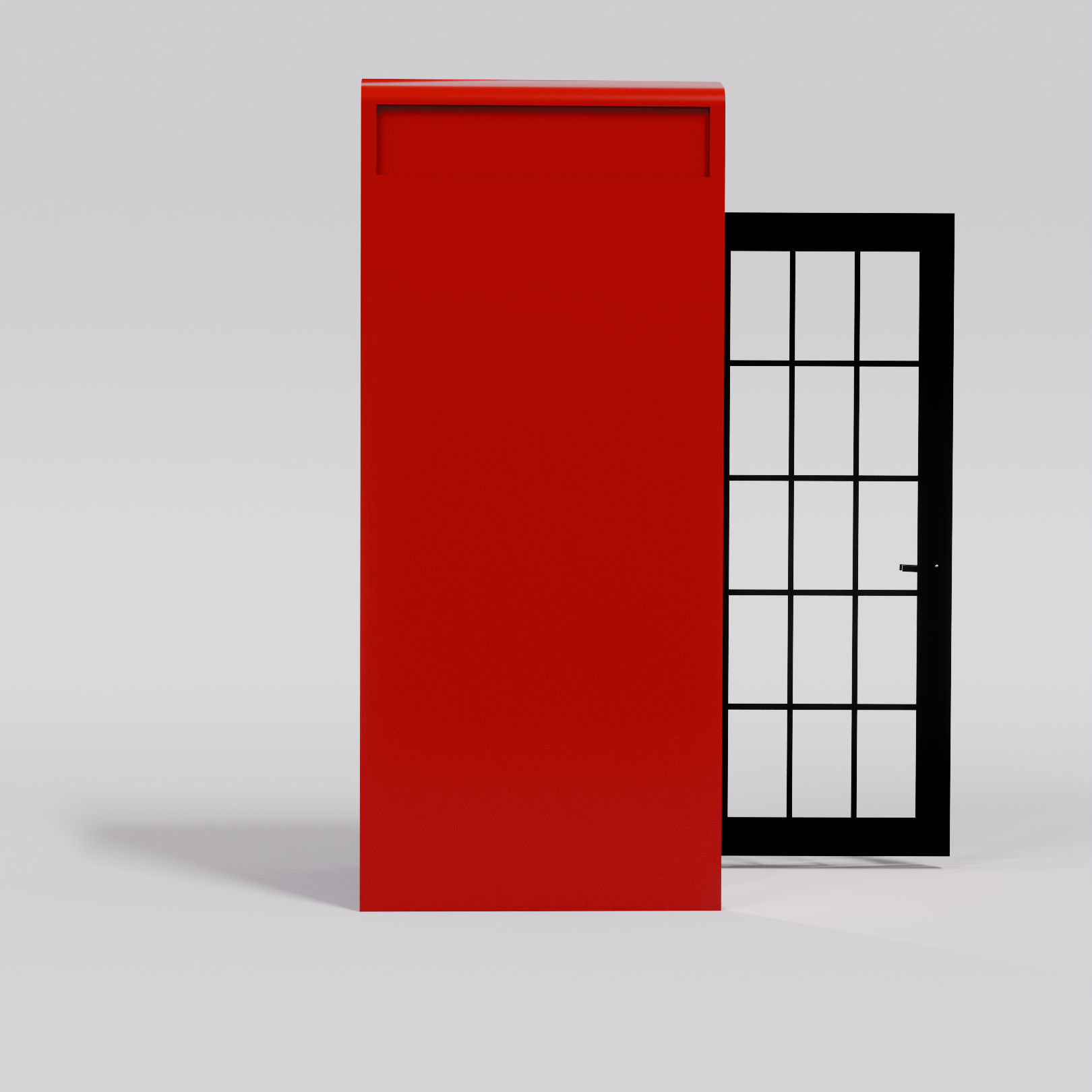 London-Inspired Office Phone Booth