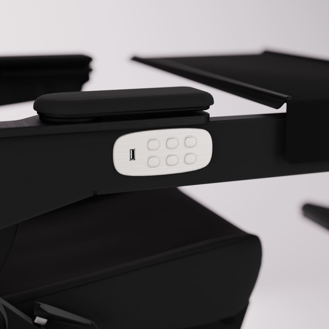Emperor S2 motorized adjustments buttons